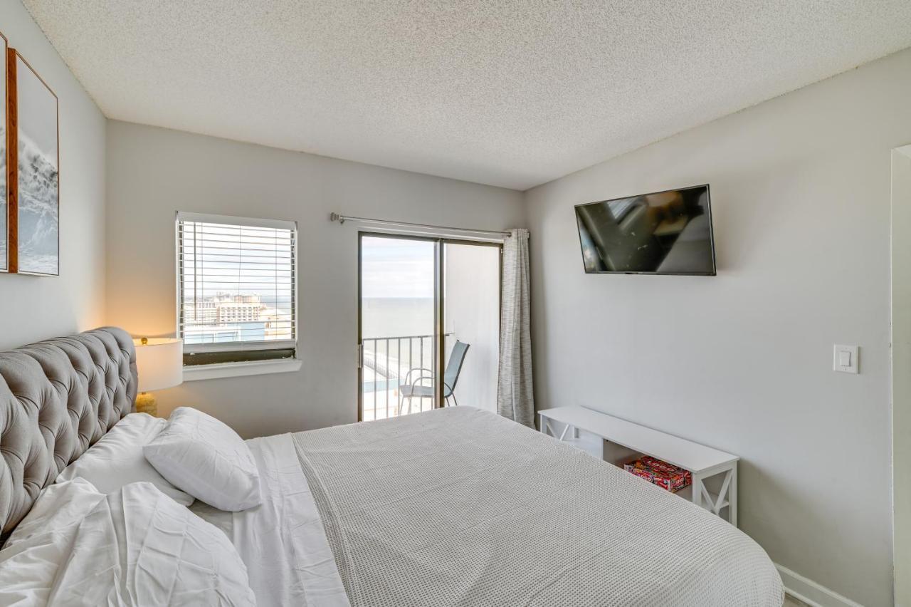 Oceanfront Myrtle Beach Condo With Balcony And Views! Eksteriør billede