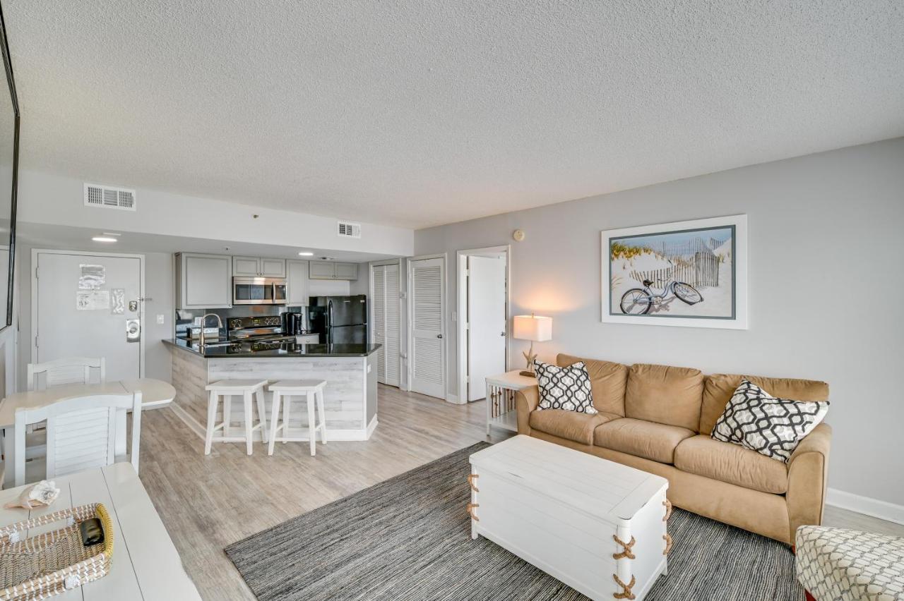 Oceanfront Myrtle Beach Condo With Balcony And Views! Eksteriør billede